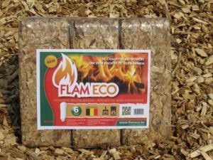 Buches de bois compressé - Flameco